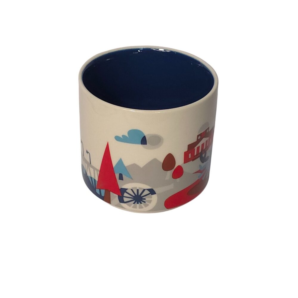 Starbucks Virginia "You Are Here" Collection Coffee Mug 14oz Ceramic Blue Interi - Picture 2 of 4